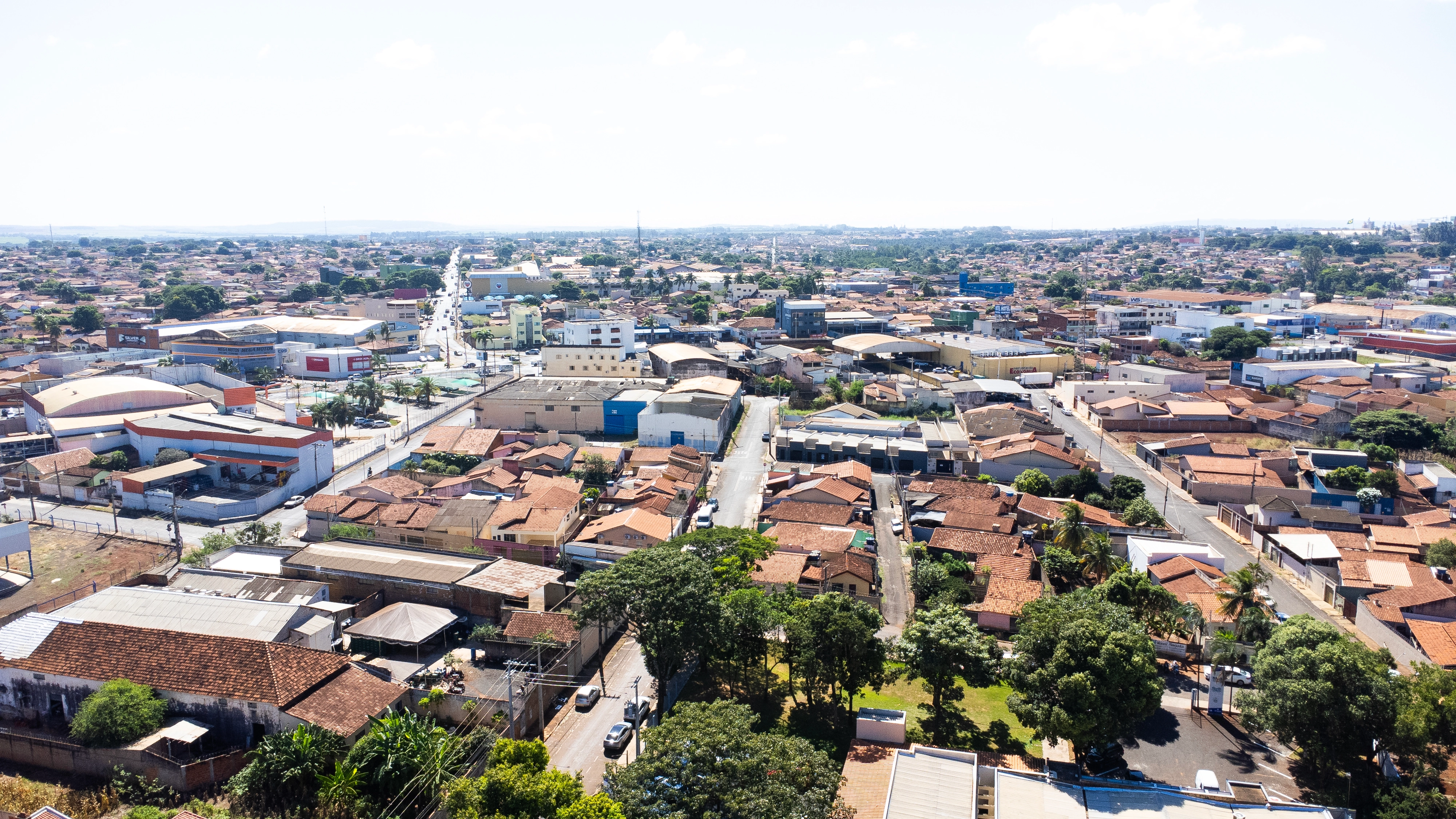 Vista urbana de Itumbiara a partir do CYANO